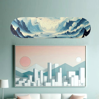 Regen Hagel Zugvögel Schnee Berge Landschaft Skateboard