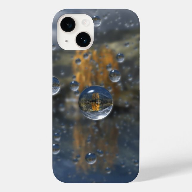 Regen im Glen-iPhone-Fall Case-Mate iPhone 14 Hülle (Rückseite)