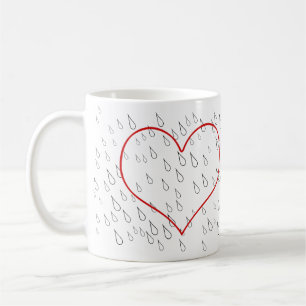 Regen Kaffeetasse