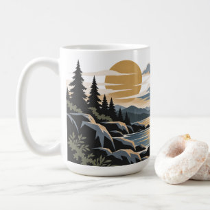 Regen kommt Moderner Naturbecher Kaffeetasse
