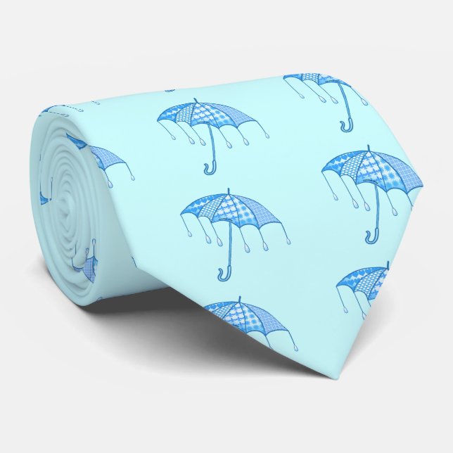 Regen Parasol mens Krawatte (Gerollt)