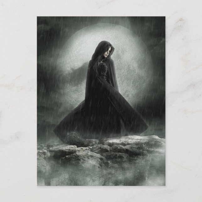 Regen Postkarte (Vorderseite)