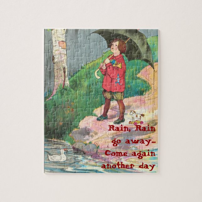 Regen, Regen-Puzzlespiel (Vertikal)