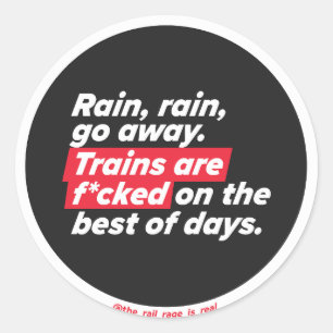 Regen, Regen verschwinden - Aufkleber
