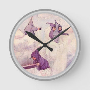 Regen Runde Wanduhr