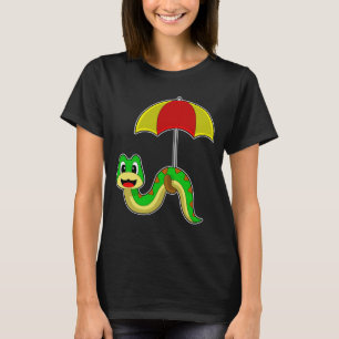 Regen-Schirm-Schlange T-Shirt