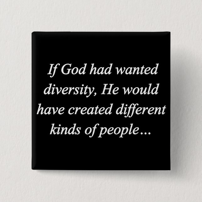 Regen Sie die Diversity-Rückseite an (Quadrat) Button (Vorderseite)