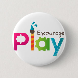 Regen Sie Spiel-rundes Knopf-Logo an Button