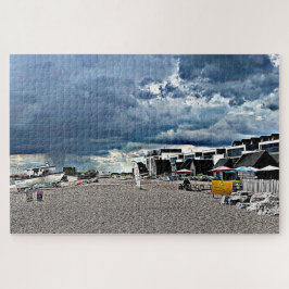 Regen über Hythe Fisherman's Beach