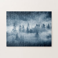Regen-Waldwolken im pazifischen Nordwesten