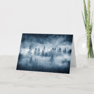 Regen-Waldwolken im pazifischen Nordwesten Karte