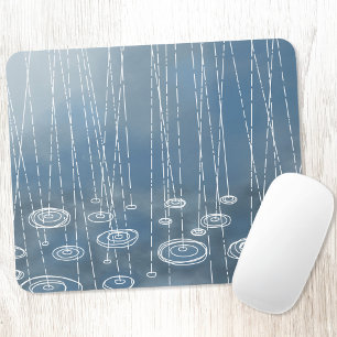 Regen Weather Blue Mousepad