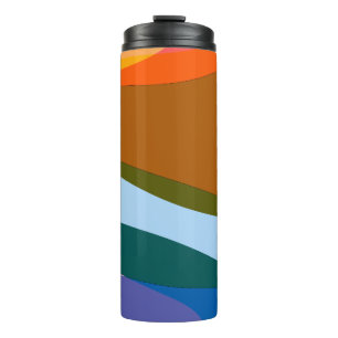 Regenbogen Abstrakt 605 Thermosbecher
