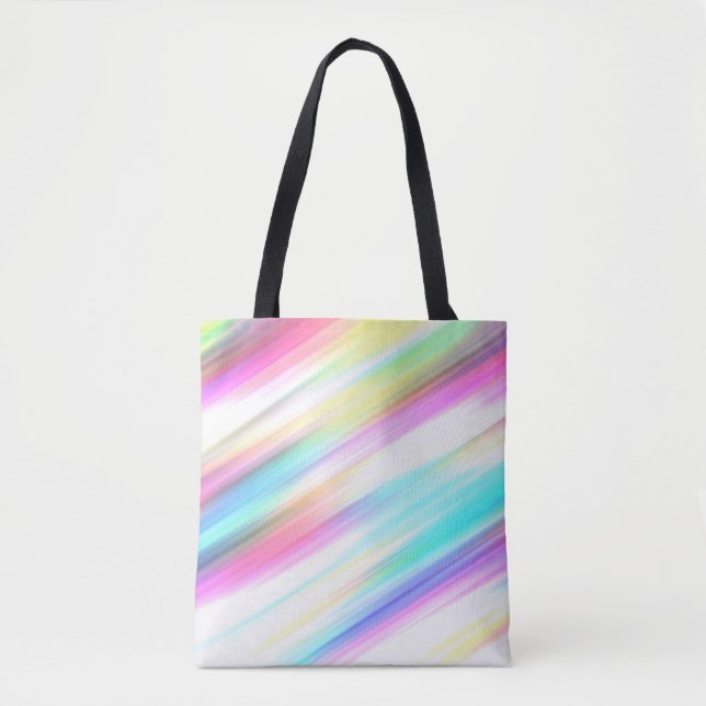 Regenbogen-Abstrakt-Tasche Tasche (Vorderseite)