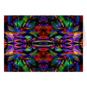Regenbogen-abstrakte Fraktal-Kunst