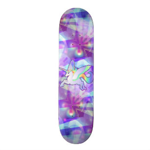 Regenbogen Alicorn Skateboard