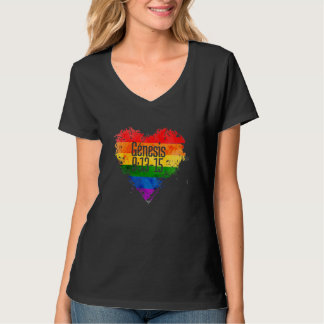 Regenbogen als Versprechen Gottes Gen. 913-15 T-Shirt