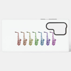 Regenbogen-Altosaxophon Samsung Galaxy Hülle