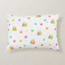 Regenbogen-Aquarell-Torte Farbige Farbspritzer