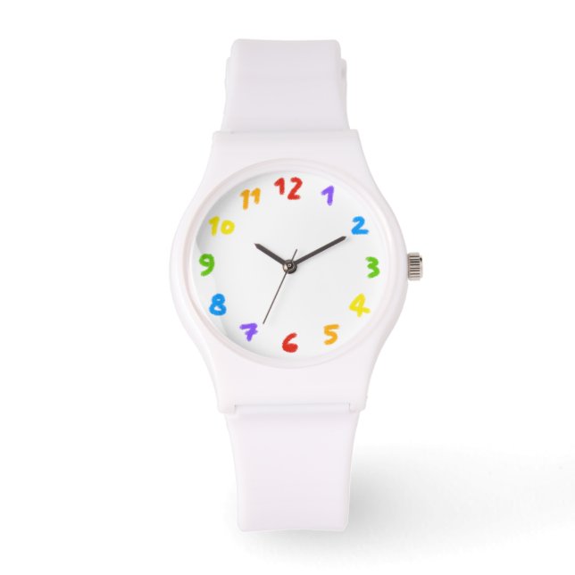 Regenbogen Armbanduhr (Vorderseite)