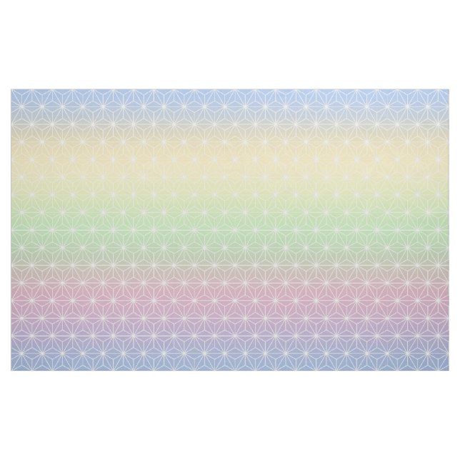 Regenbogen Asanoha (groß) Stoff (Yard (91,4 cm))