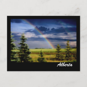 Regenbogen auf den Prärien Postkarte