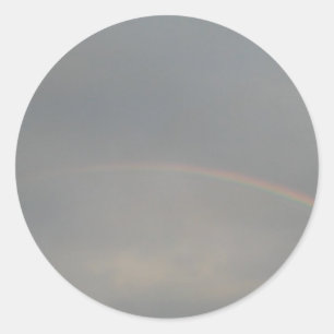 Regenbogen-Aufkleber Runder Aufkleber