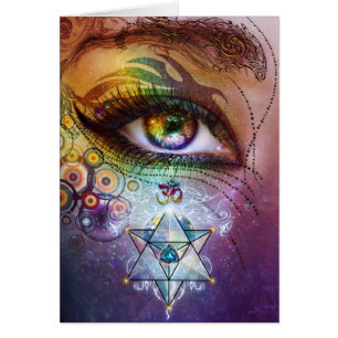 Regenbogen-Augen-Liebe u. Licht