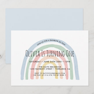 Regenbogen aus Fun Rainbow - erste Einladung zum G