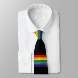 Regenbogen aus Streifen Krawatte