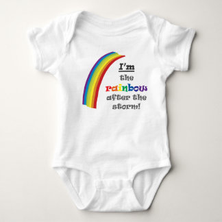 Regenbogen-Baby Baby Strampler
