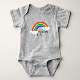 Regenbogen-Baby Baby Strampler