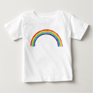 Regenbogen-Baby-Geldstrafe-Jersey-T - Shirt