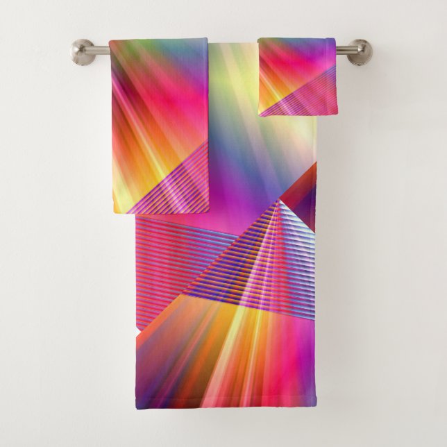 Regenbogen Badhandtuch Set (Insitu)
