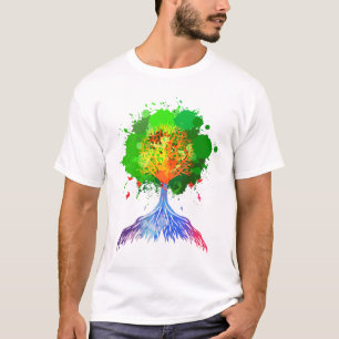 Regenbogen-Baum des Lebens T-Shirt