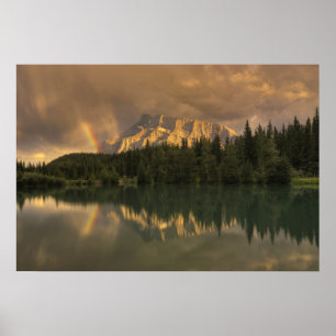 Regenbogen bei Kaskaden-Teichen Poster