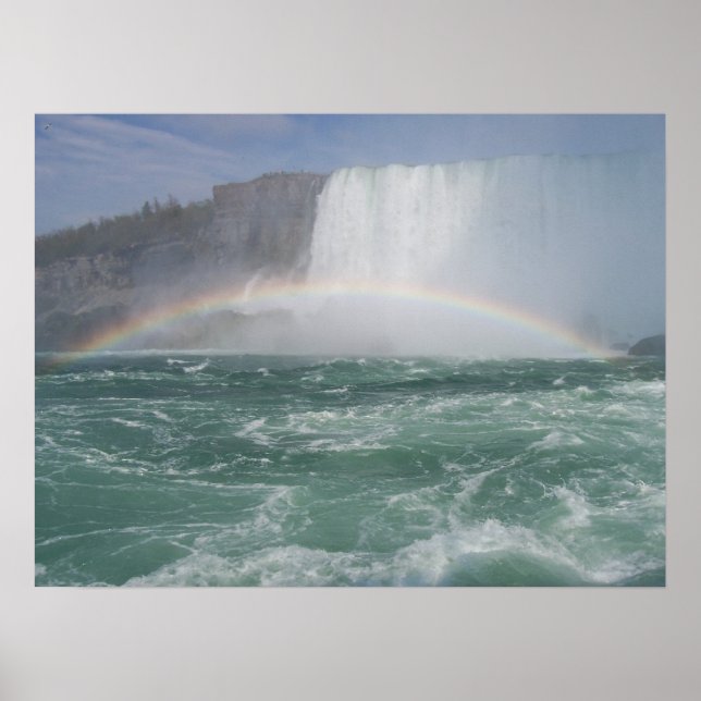 Regenbogen bei NiagaraFalls Poster (Vorne)