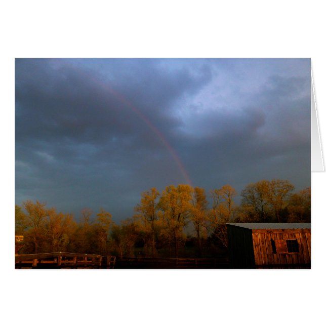 Regenbogen bei Sunset (Vorderseite (Horizontal))