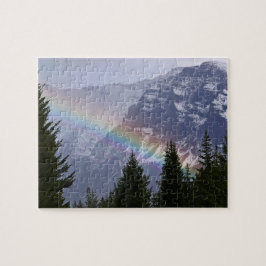Regenbogen beim Glacier Nationalpark - Berge