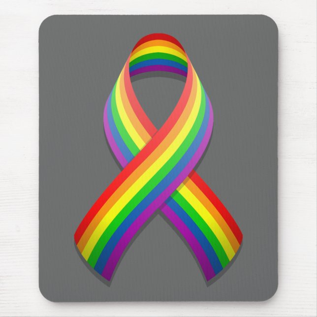 Regenbogen-Bewusstseins-Band Mousepad (Vorne)