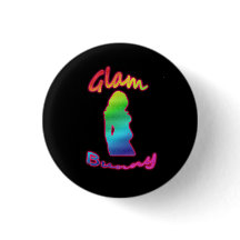 Regenbogen-bezauberndes Häschen-Logo auf schwarzem