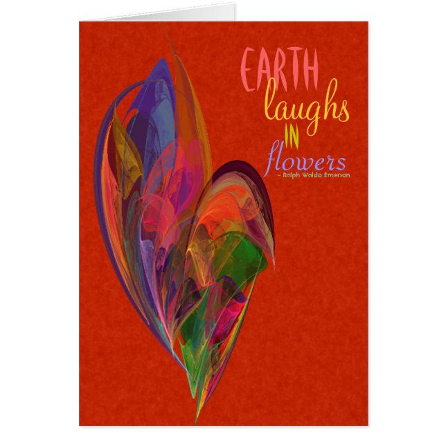 Regenbogen-Blüten-Fraktal (Vorne)