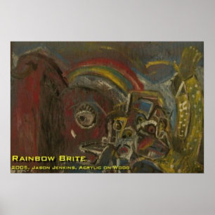 Regenbogen Brite Poster