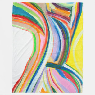 Regenbogen-Brücken-Decke Fleecedecke