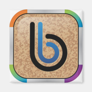 Regenbogen Bullytin Brett-Logo Magnet