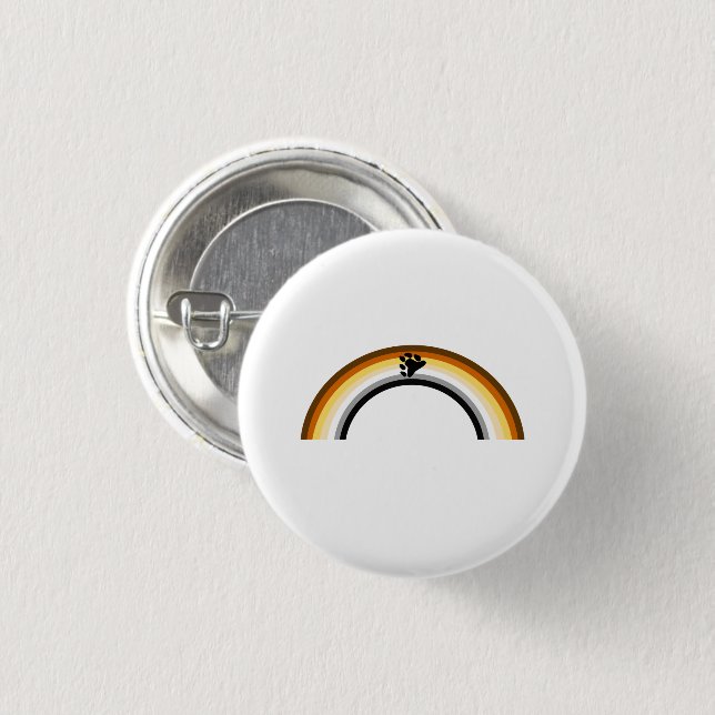 Regenbogen Button (Vorne & Hinten)