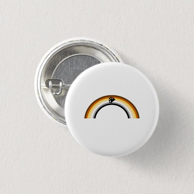 Regenbogen Button (Vorne & Hinten)