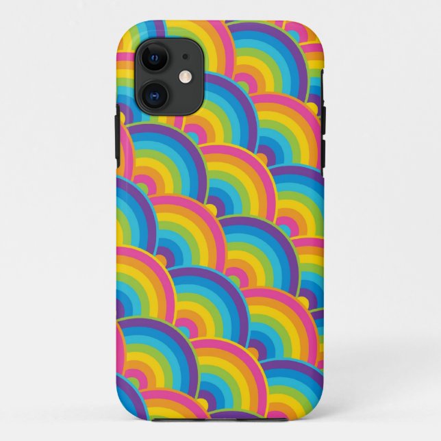 Regenbogen Case-Mate iPhone Hülle (Rückseite)