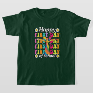 Regenbogen-Cheers zum ersten Schultag! T-Shirt