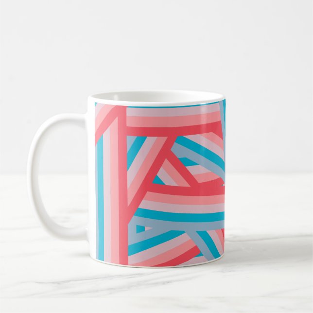 Regenbogen-Collage  Kaffeetasse (Links)